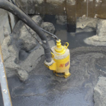 100mm Goodwin ANZE 30kW submersible slurry pump.